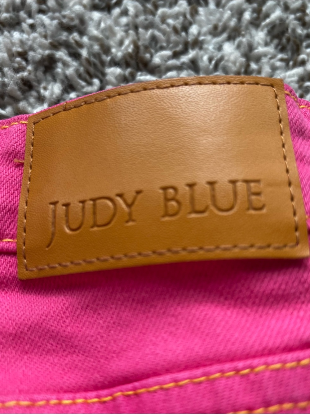 Judy Blue Hot Pink Denim Skirt - Picture 4 of 10